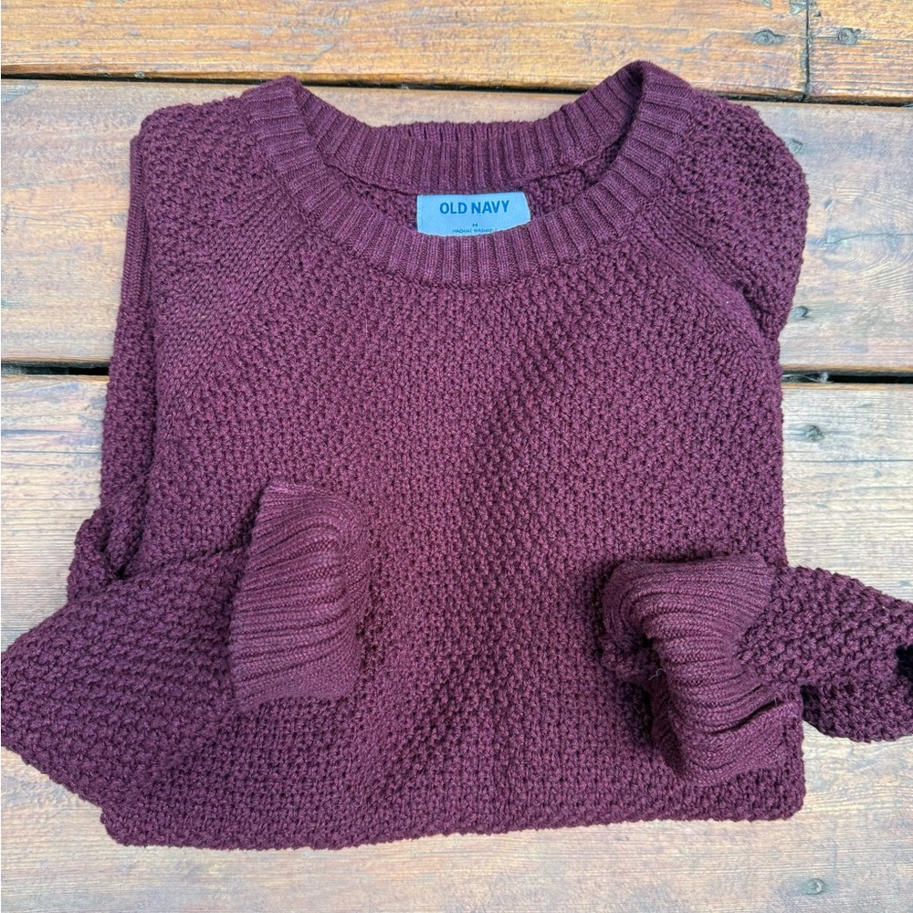 Old Navy Women's Deep Maroon Sweater